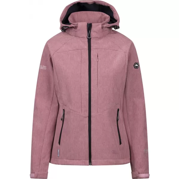  Dámská softshellová bunda TRESPASS FRYATT LIGHT MULBERRY MARL 