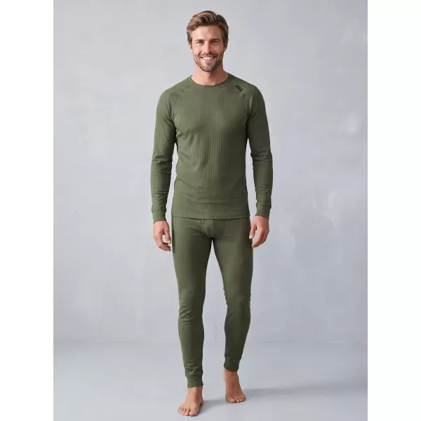  Pánský termo set  ALTISPORT GAIN KHAKI/ČERNÁ 