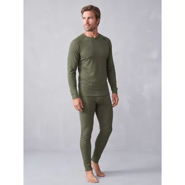  Pánský termo set  ALTISPORT GAIN KHAKI/ČERNÁ 