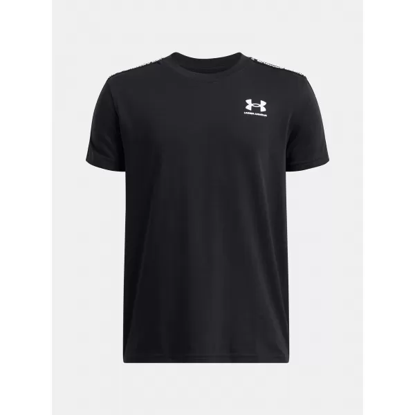  Chlapecké triko UNDER ARMOUR UA B ICON TAPED SS 6001583-001 ČERNÁ 