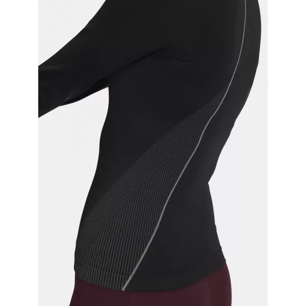  Dámské triko UNDER ARMOUR UA VANISH SEAMLESS 1/4 ZIP 6000644-003 ČERNÁ 