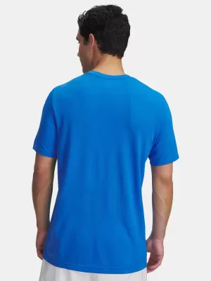 Pánské triko UNDER ARMOUR VANISH SEAMLESS NOVELTY SS modrá