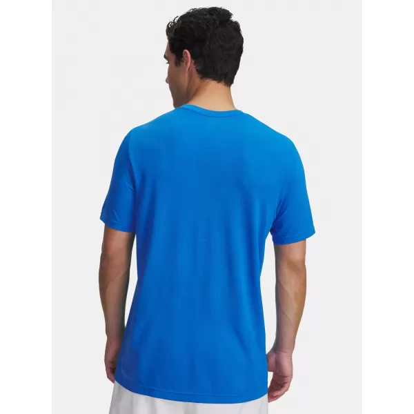  Pánské triko UNDER ARMOUR VANISH SEAMLESS NOVELTY SS modrá 