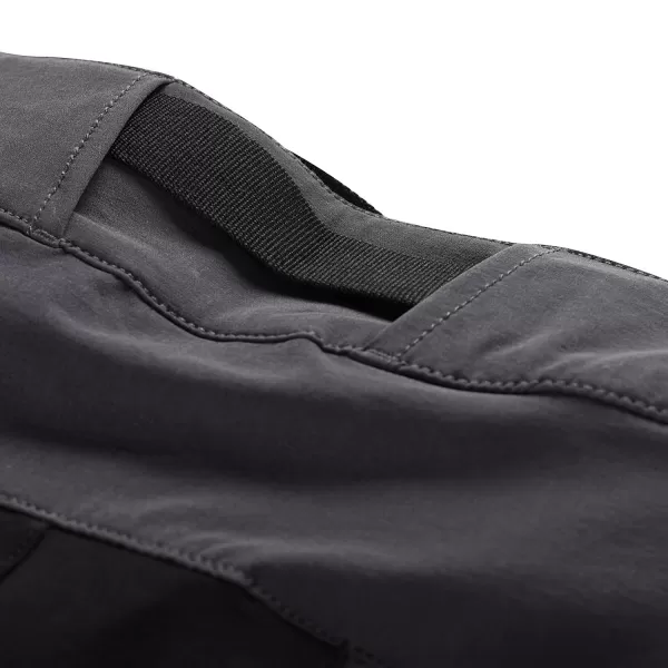  Pánské softshellové kalhoty ALPINE PRO AKAN 2 TMAVĚ ŠEDÁ 