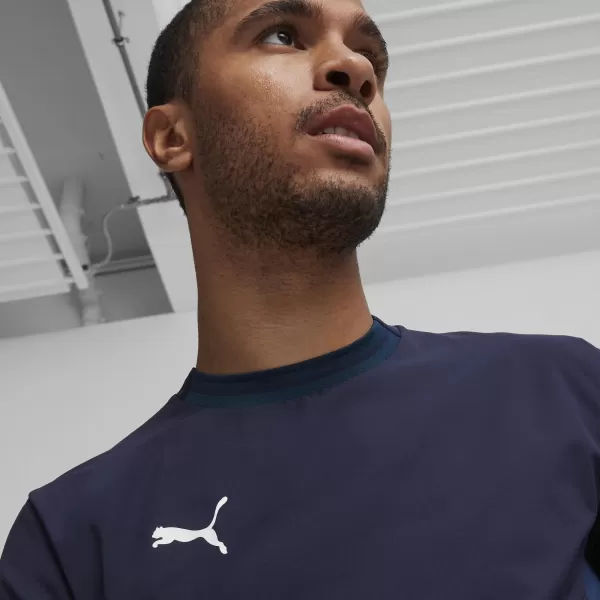  Pánský dres PUMA TEAMFINAL JERSEY 70573706 PUMA NAVY/WHITE/PERSIAN BLUE 