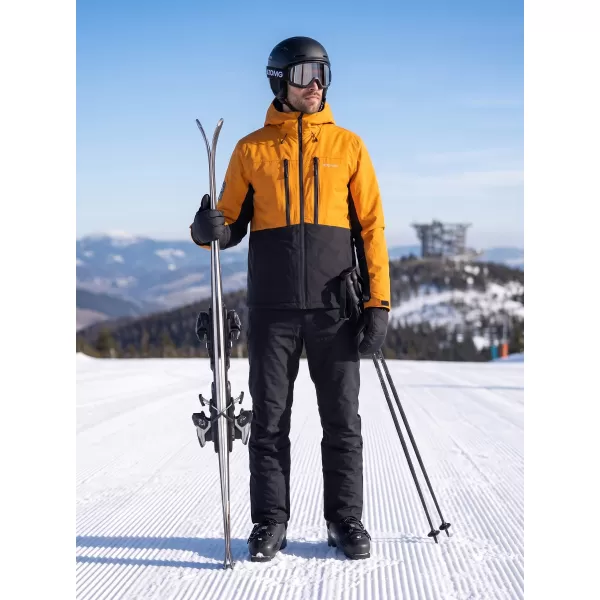  Pánská zimní bunda ALTISPORT GALLANT HOŘČICOVÁ 