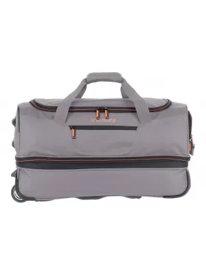 Taška TRAVELITE BASICS WHEELED DUFFLE S GREY/ORANGE