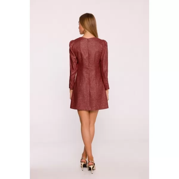  Dámské šaty MOE M870 MAROON 