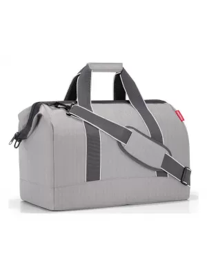 Taška REISENTHEL ALLROUNDER L HERRINGBONE GREY