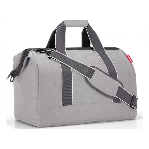  Taška REISENTHEL ALLROUNDER L HERRINGBONE GREY 