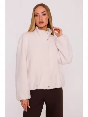 Dámský kabát MOE M885 BEIGE