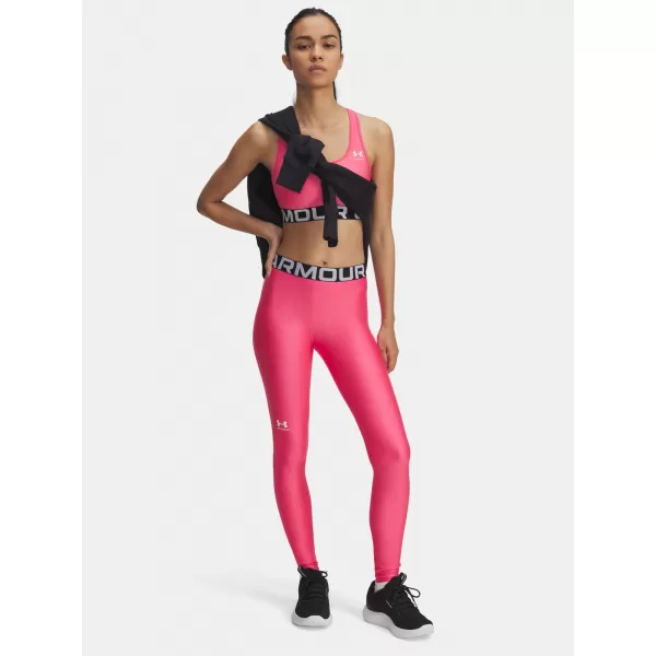  Dámské legíny UNDER ARMOUR UA HG LEGGING 1383559-672 RŮŽOVÁ 