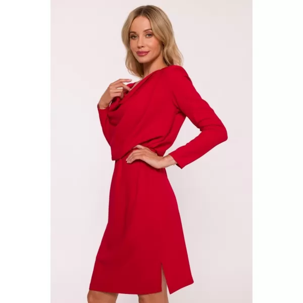  Dámské šaty STYLOVE S428 RED 