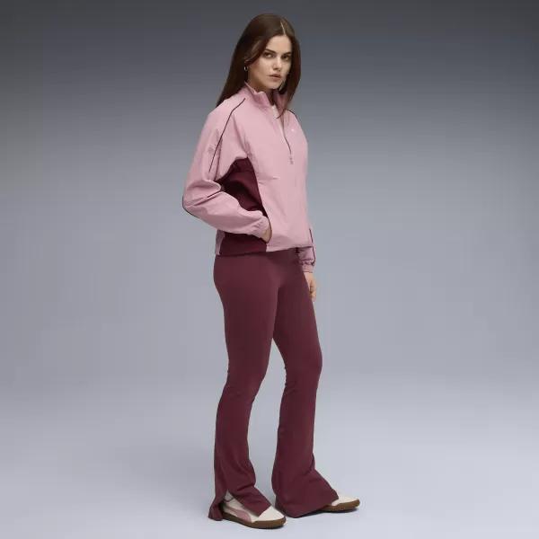  Dámské legíny PUMA HER HIGH-WAIST FLARED LEGGINGS 68815696 RUBY SHIMMER 