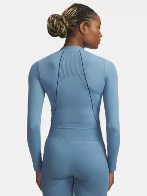 Dámské triko UNDER ARMOUR UA VANISH SEAMLESS LS 6000645-418 MODRÁ