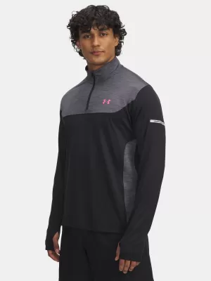Pánské triko UNDER ARMOUR UA TECH UTILITY 1/4 ZIP 6004963-001 ČERNÁ