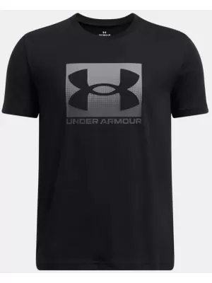 Chlapecké triko UNDER ARMOUR UA B BOXED SPORTS UPDATE SS 1388672-001 ČERNÁ