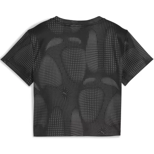 Dámské triko PUMA DARE TO AOP BABY TEE 63214501 PUMA BLACK 