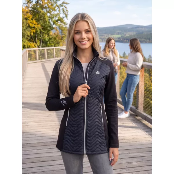  Dámská hybridní bunda ALTISPORT GALA ČERNÁ 