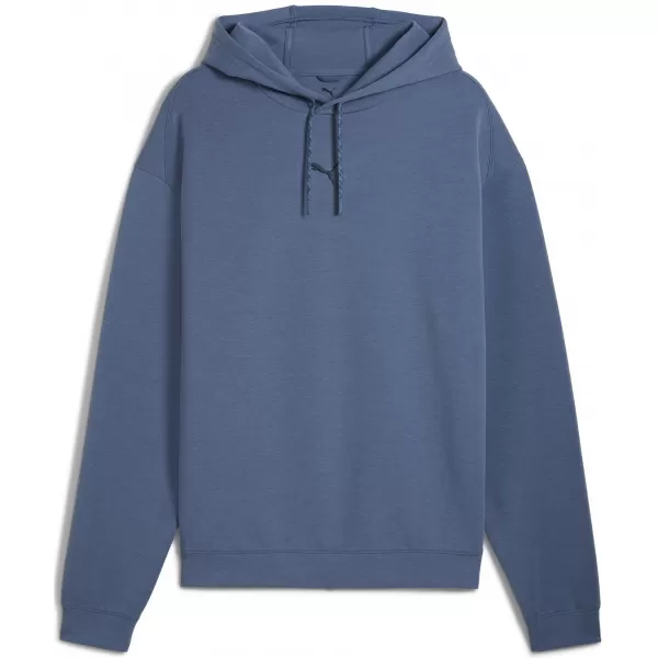  Pánská mikina PUMA M CLOUDSPUN HOODIE 52759580 DARK INDIGO HEATHER 