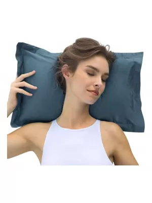 Cestovní polštář TRAVEL BLUE HYPNO SLEEP PILLOW DARK BLUE/GREY