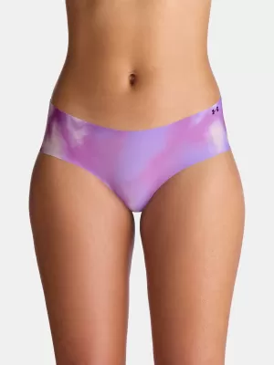 Dámské kalhotky UNDER ARMOUR UA PURE STRETCH NS HIP - 3PK 1383896-575 TRANSPARENT