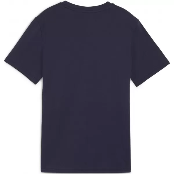 Dětské triko PUMA TEAMGOAL CASUALS TEE JR 658616_06 PUMA NAVY/PUMA WHITE 