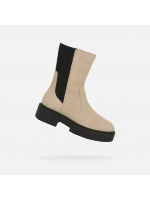 Dámské kotníkové boty GEOX SPHERICA EC7 G015004 BÉŽOVÁ