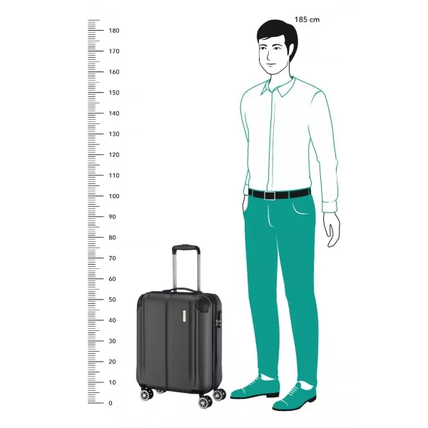  Kufr TRAVELITE CITY 4W S ANTHRACITE 