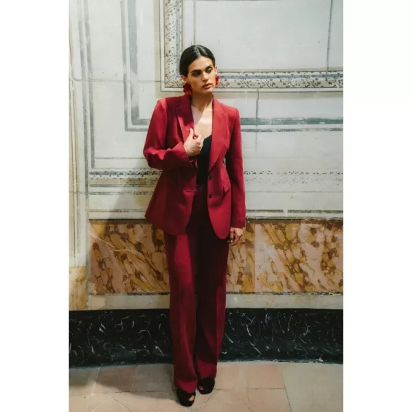  Dámské sako STYLOVE S417 MAROON 