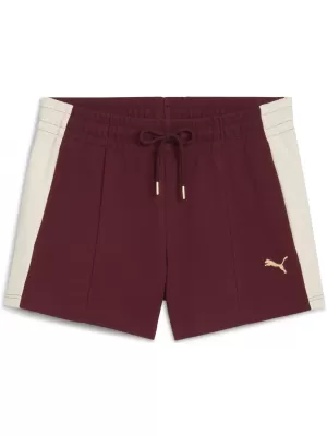 Dámské kraťasy PUMA T7 PINTUCK SHORTS 4' 63213996 RUBY SHIMMER
