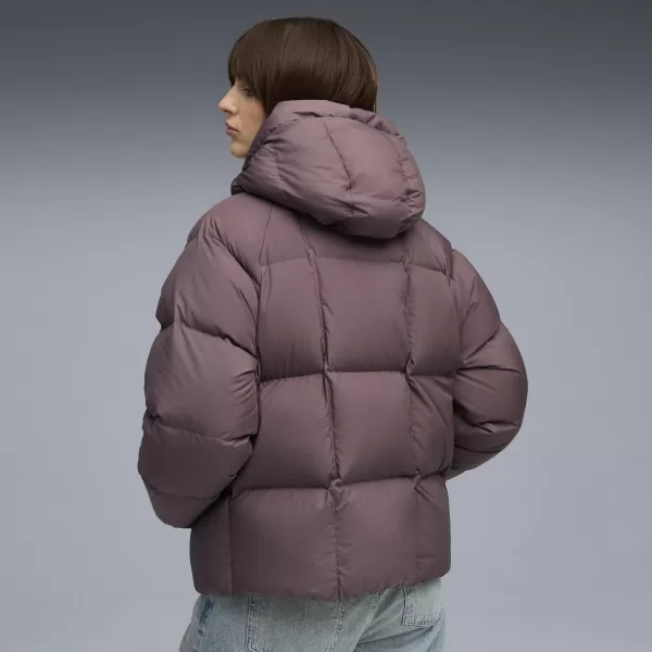  Dámská bunda PUMA HOODED DOWN PUFFER JACKET 68839288 RAISIN 