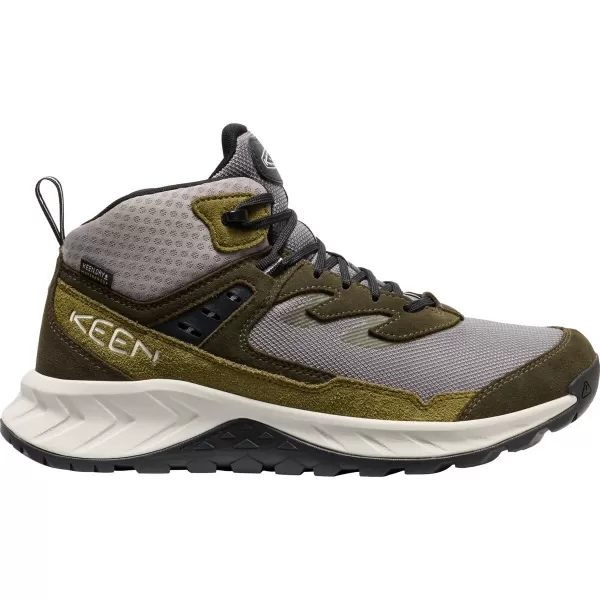  Pánské turistické boty KEEN HIGHTRAIL MID WP STEEL GREY/FOREST NIGHT 