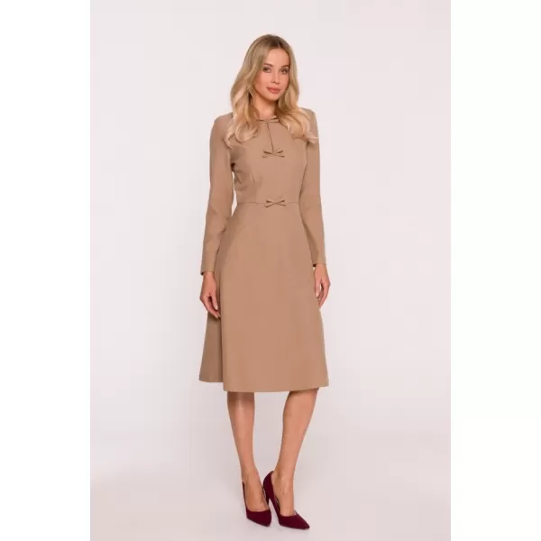  Dámské šaty STYLOVE S413 BEIGE 