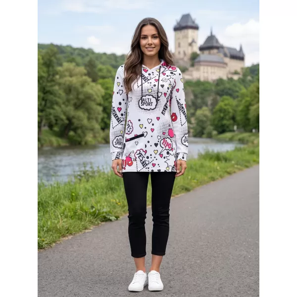  Dámská mikina ALTISPORT GITA BÍLÁ 