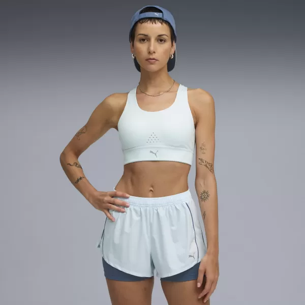  Dámská podprsenka PUMA PWRBREATHE RUN BRA 52507497 SEA GLASS 