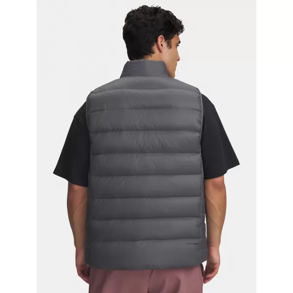  Pánská vesta UNDER ARMOUR LEGEND DOWN VEST 1385838-025 ŠEDÁ 