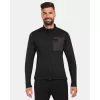 Pánská fleece mikina KILPI ERIN-M ZM0206KI ČERNÁ