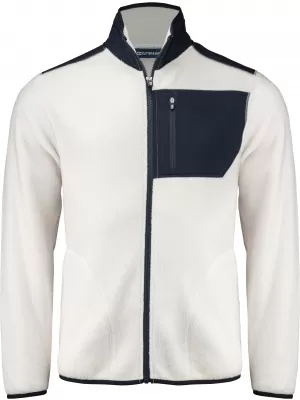 Pánská fleecová mikina CUTTER & BUCK | CASCADE SHERPA MEN SHELL WHITE