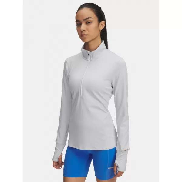  Dámské triko UNDER ARMOUR UA LAUNCH PRO HALF ZIP 1379349-014 ŠEDÁ 