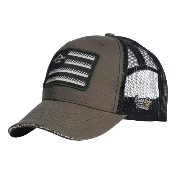  Čepice PENTAGON WILLS TRUCKERS TWILL CAP  K13055 BROWN GREY 