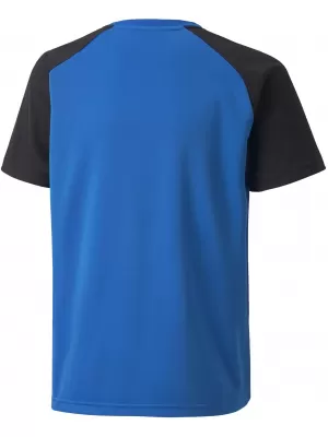 Dětský dres PUMA TEAMPACER JERSEY JR 70492602 ELECTRIC BLUE /BLACK/ WHITE