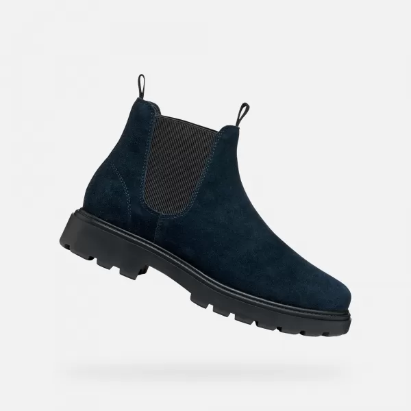  Pánské boty GEOX SPHERICA EC7 G011182 TMAVĚ MODRÁ 