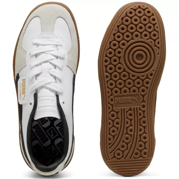  Dětské boty PUMA PALERMO LTH JR 39727501 PUMA WHITE/VAPOR GRAY/GUM 