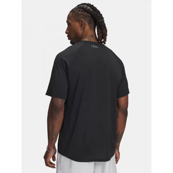  Pánské triko UNDER ARMOUR UA TECH REFLECTIVE SS 6005116-001 ČERNÁ 