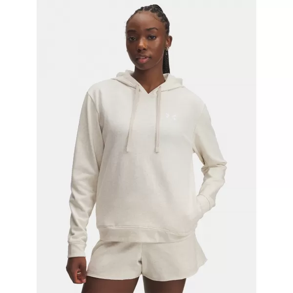  Dámská mikina UNDER ARMOUR UA RIVAL TERRY HOODIE 6005511-783 HNĚDÁ 