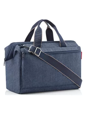 Taška REISENTHEL ALLROUNDER S POCKET HERRINGBONE DARK BLUE