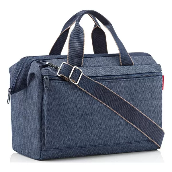  Taška REISENTHEL ALLROUNDER S POCKET HERRINGBONE DARK BLUE 
