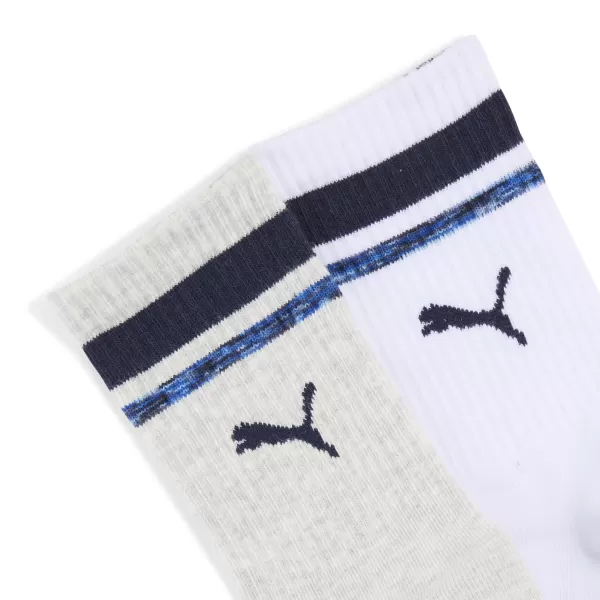  Ponožky PUMA BOYS HERITAGE STRIPE CR 94722701 WHITE/BLUE 