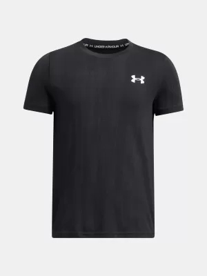 Chlapecké triko UNDER ARMOUR VANISH SEAMLESS SS 1388130-001 ČERNÁ